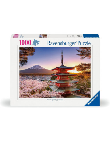 Puzzle 1000 pz Ciliegi in fiore e Monte Fuji