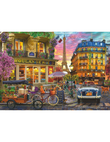 Puzzle 1000 pz illustrati Parigi