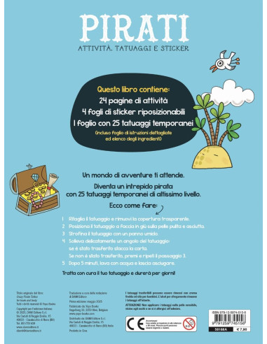 Attività, tatuaggi e stickers Pirati