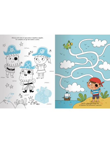 Attività, tatuaggi e stickers Pirati