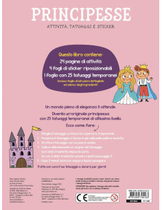 Attività, tatuaggi e stickers Principesse 2