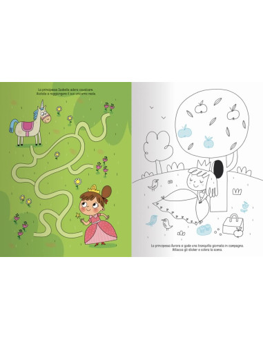 Attività, tatuaggi e stickers Principesse