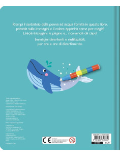 Colora con l'acqua gli animali del mare 2