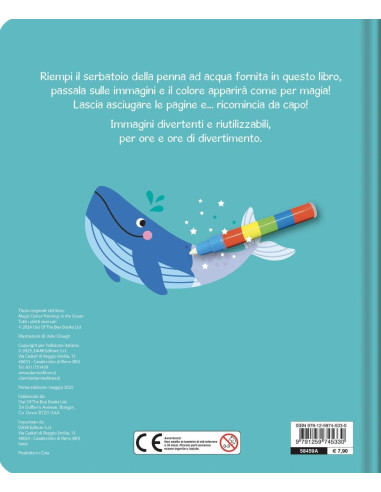 Colora con l'acqua gli animali del mare