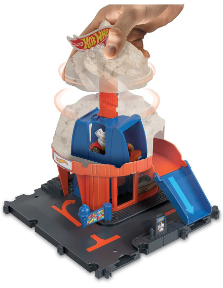 Hot Wheels City - Gelateria, pista con 1 macchinina