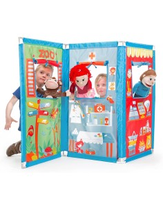 Pop It Up - Zig Zag Set Teatrino con 4 Marionette 2