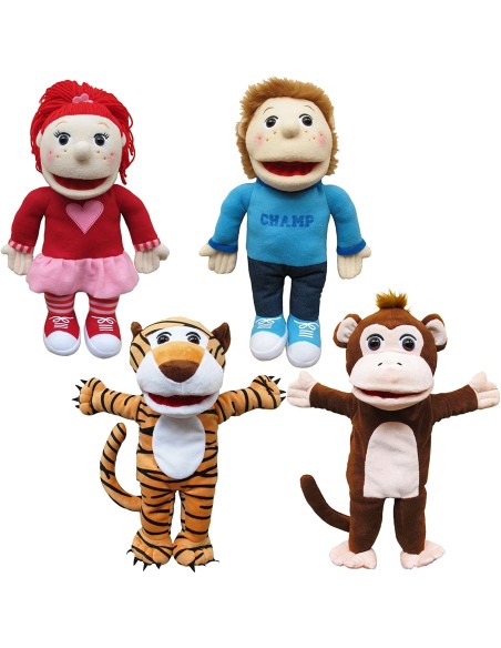 Pop It Up - Zig Zag Set Teatrino con 4 Marionette