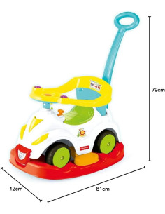 Primipassi 4 in 1 con asta 2