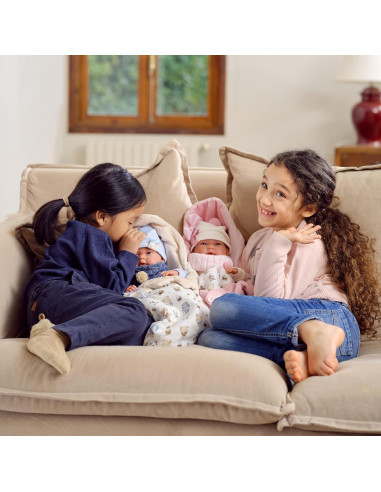 Reborn Vinile Nica 40cm Sacco Nanna Rosa