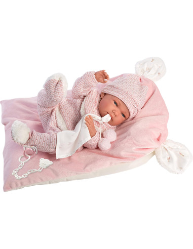Reborn in Vinile Nica 40cm c/ cuscino