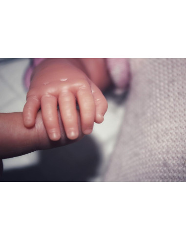 Reborn in Vinile Nica 40cm c/ cuscino