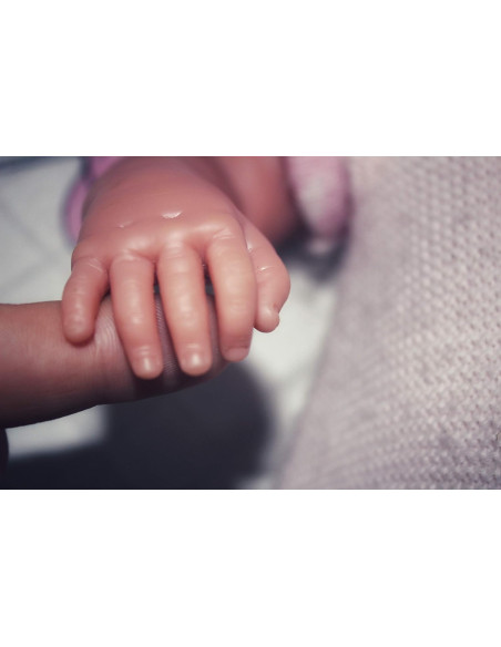 Reborn in Vinile Nica 40cm c/ cuscino