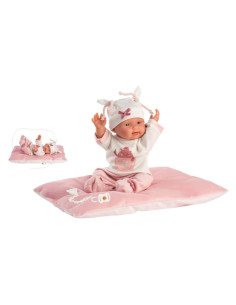 Reborn Bebita in vinile 26 cm c/ cuscino