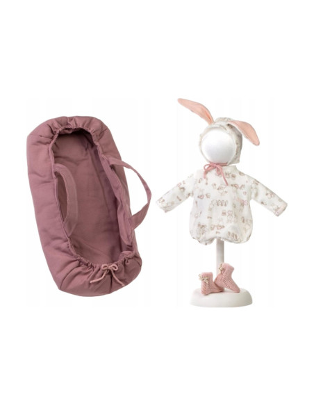 Tutina Bianca e Borsa Trasporto 35 cm