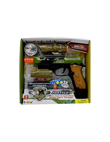 Pistola Force c/ mirino e accessori