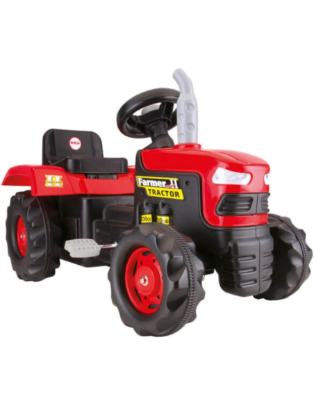Trattore Famer II a pedali rosso