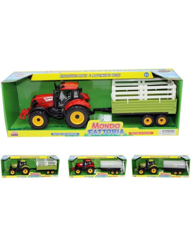 Trattore c/ rimorchio mondo fattoria