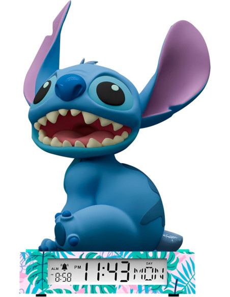 Lampada Stitch e Sveglia 3D