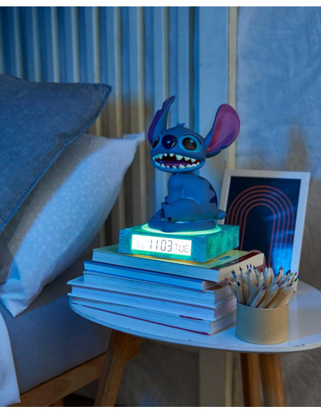 Lampada Stitch e Sveglia 3D