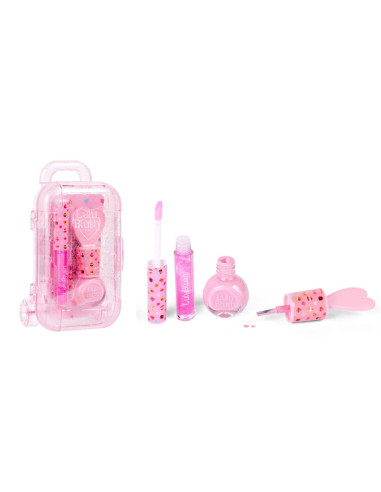 Lulu Blush Trolley Make up Trasparente 