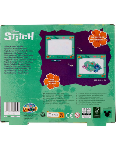 Stitch Tappeto Coloring ad Acqua