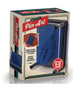 Vintage Toys Pin Art Scultura 3D