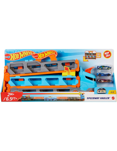 Hot Wheels 2in1 Camion Trasportatore e Pista...