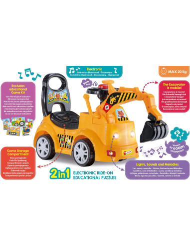 Carotina Ride on my Bulldozer