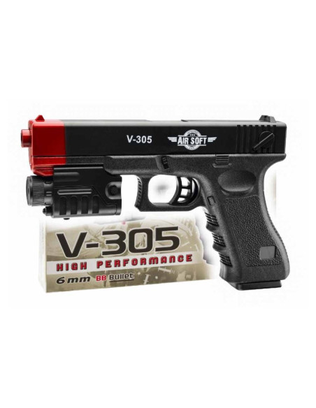 Pistola Air Soft V-305 cal 6mm