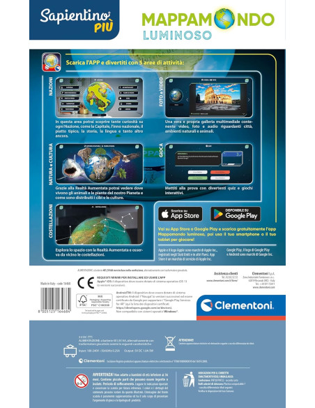 Mappamondo Luminoso Esploramondo