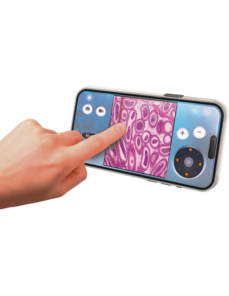 Microscopio interattivo digitale con A.I. e telecamere WIFI