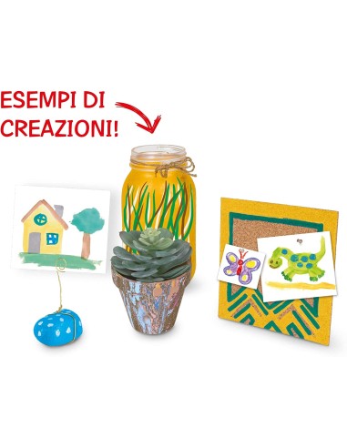 6 TEMPERE ACRILICHE - COLORI DELLA TERRA