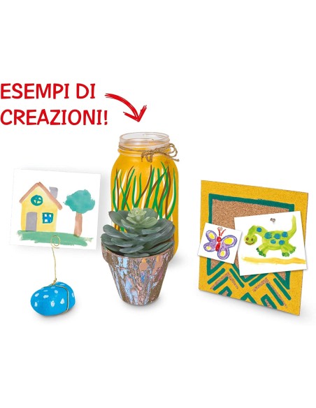 6 TEMPERE ACRILICHE - COLORI DELLA TERRA