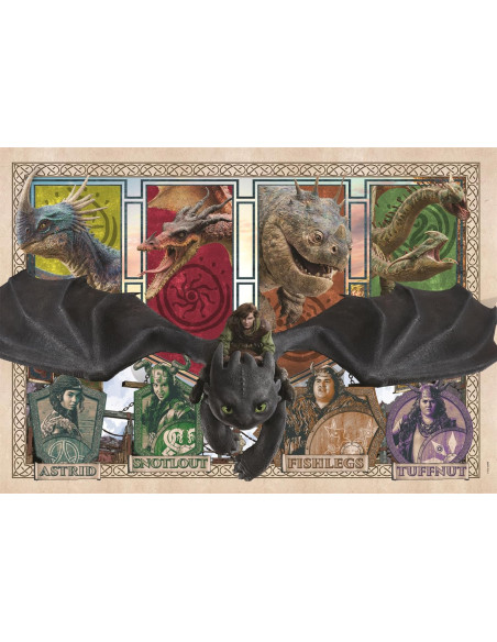 Puzzle 300 pz How to Train your Dragon