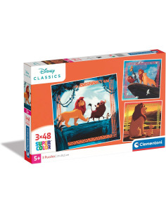Puzzle 3x48 Square The Lion King