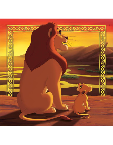 Puzzle 3x48 Square The Lion King