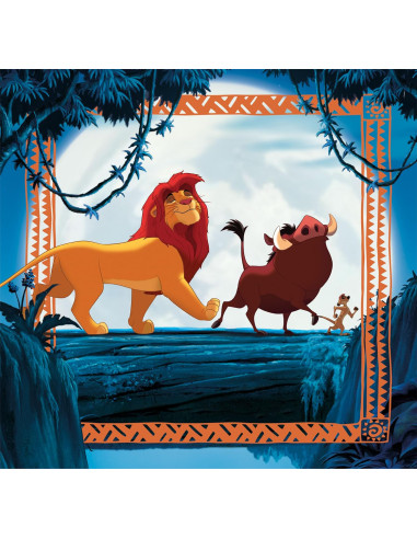 Puzzle 3x48 Square The Lion King