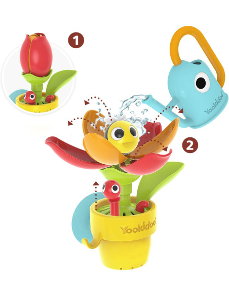 Yookidoo Peek a Bee Tub Flower
