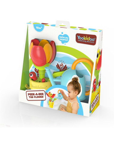 Yookidoo Peek a Bee Tub Flower