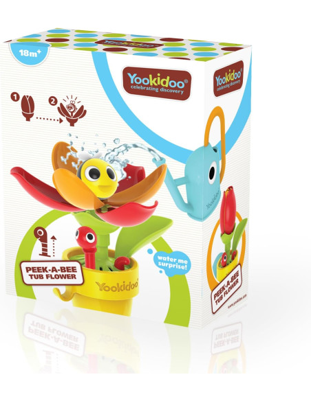 Yookidoo Peek a Bee Tub Flower