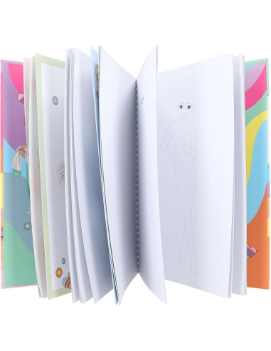 TOPModel - Libro da colorare con penne