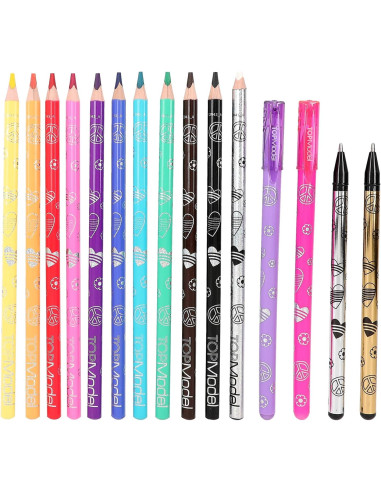 TOPModel - Libro da colorare con penne