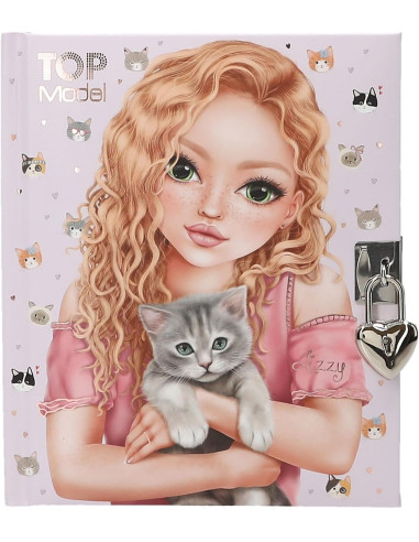 TOPModel Diario segreto con lucchetto gatto KITTY 