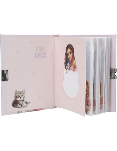 TOPModel Diario segreto con lucchetto gatto KITTY 
