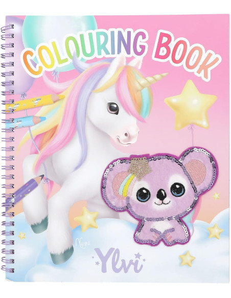 Ylvi Colouring Book With Unico