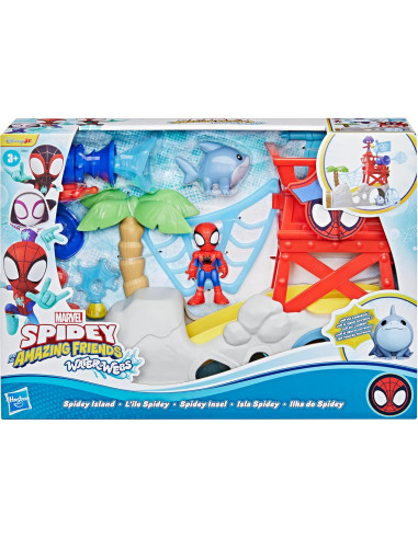 Spidey Water Web Playset Isola dei Pirati
