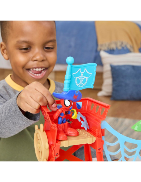 Spidey Water Web Playset Isola dei Pirati