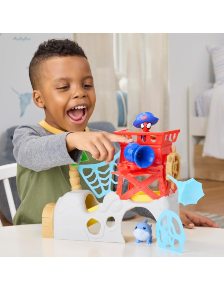 Spidey Water Web Playset Isola dei Pirati