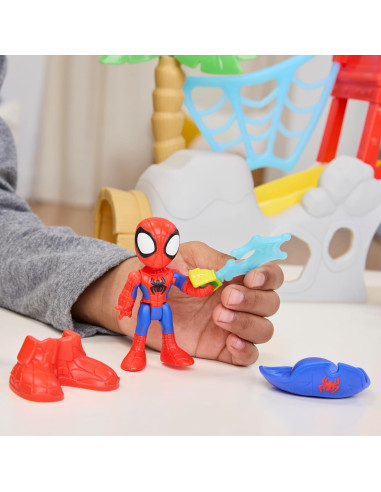 Spidey Water Web Playset Isola dei Pirati