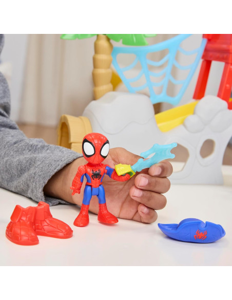 Spidey Water Web Playset Isola dei Pirati
